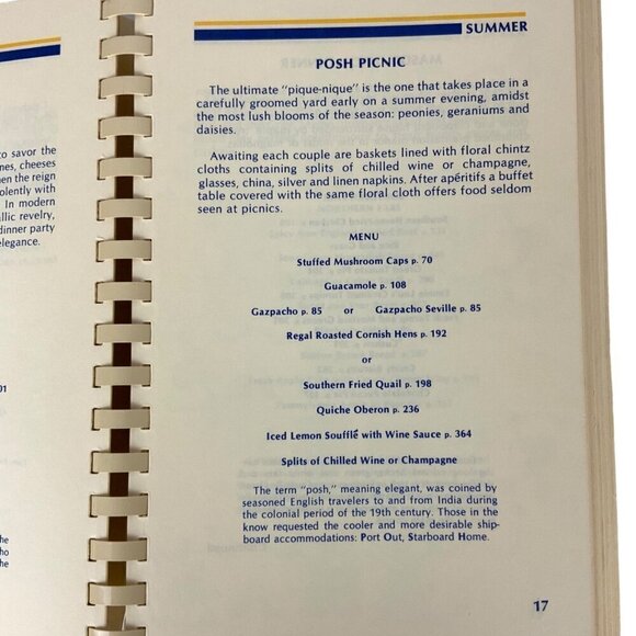 Revel A Celebration of Parties Menus Recipes Shreveport Jr League Cookbook 1980 - Picture 5 of 14